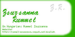 zsuzsanna rummel business card